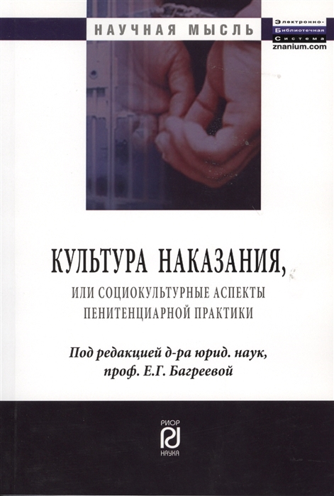 Культура наказания или социокультурные аспекты пенитенциарной практики Монография
Культура наказания или социокультурные аспекты пенитенциарной практики Монография