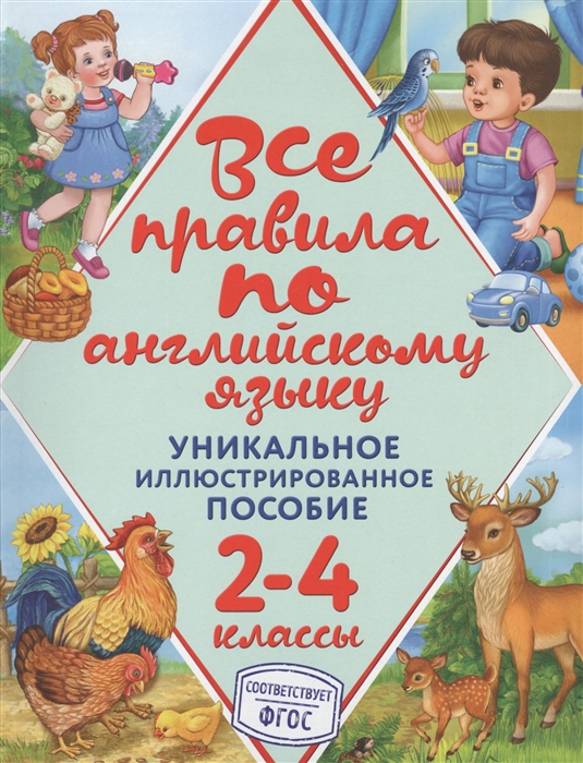 Все правила по английскому языку Уникальное иллюстрированное пособие 2-4 классы
Все правила по английскому языку Уникальное иллюстрированное пособие 2-4 классы