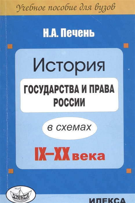 История государства и права России в схемах IX-XX века Учебное пособие для вузов
История государства и права России в схемах IX-XX века Учебное пособие для вузов