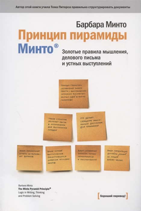 Принцип пирамиды Минто Золотые правила мышления делового письма и устных выступлений
Принцип пирамиды Минто Золотые правила мышления делового письма и устных выступлений