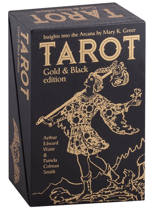 Tarot Gold Black edition Таро Золото на Черном 78 карт и книга на английском языке
Tarot Gold Black edition Таро Золото на Черном 78 карт и книга на английском языке