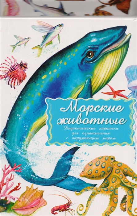 

Дидакт карточки Морские животные