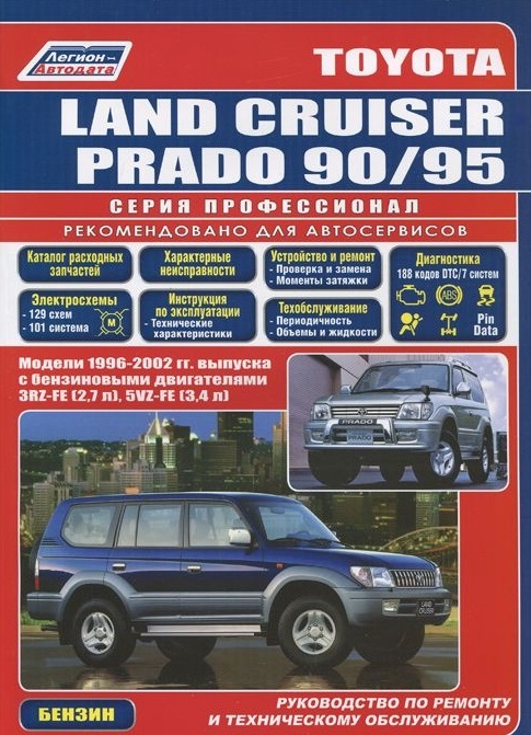 

Toyota Land Cruiser Prado 1996-2002 с бенз двиг