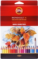 Карандаши акварельные Mondeluz, 36 цв., Koh-i-Noor Карандаши акварельные Mondeluz, 36 цв., Koh-i-Noor