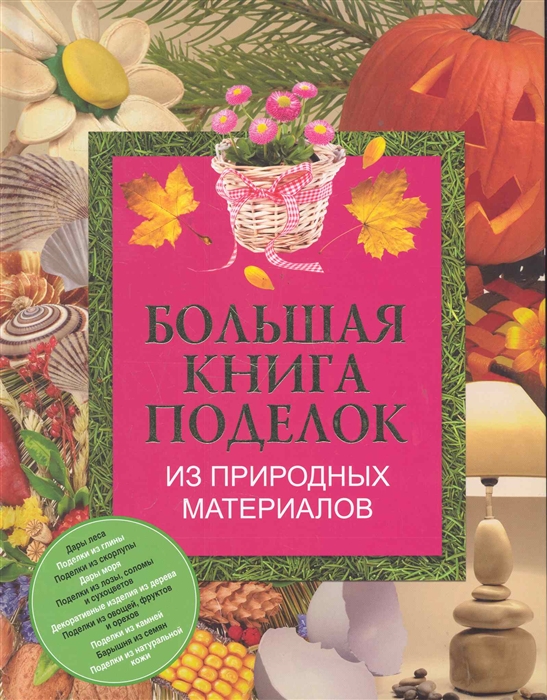 

Большая книга поделок из природных материалов