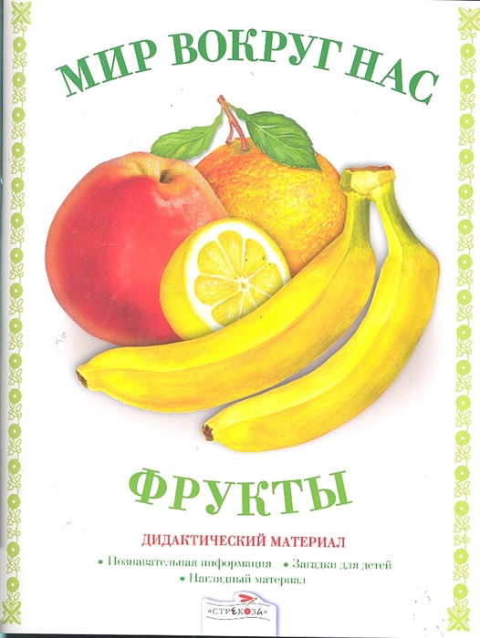 

Фрукты Дидактический материал