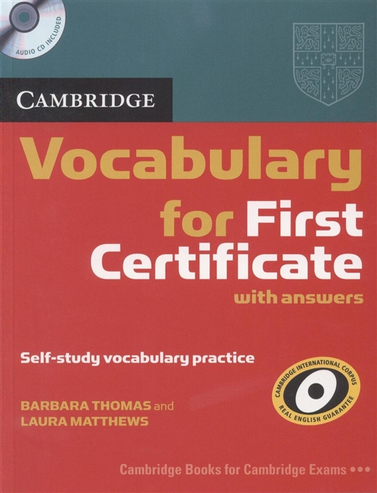 

Cambridge Vocabulary for First Certificate with answers CD