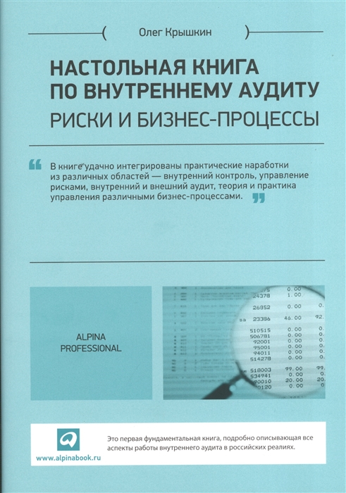 

Настольная книга по внутреннему аудиту Риски и бизнес-процессы