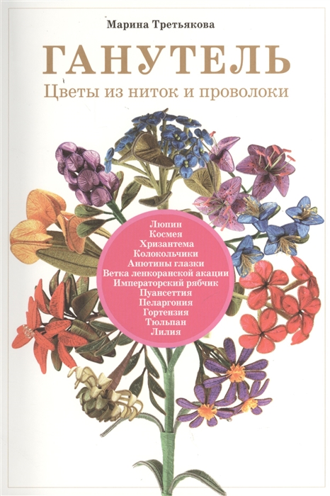 

Ганутель Цветы из ниток и проволоки