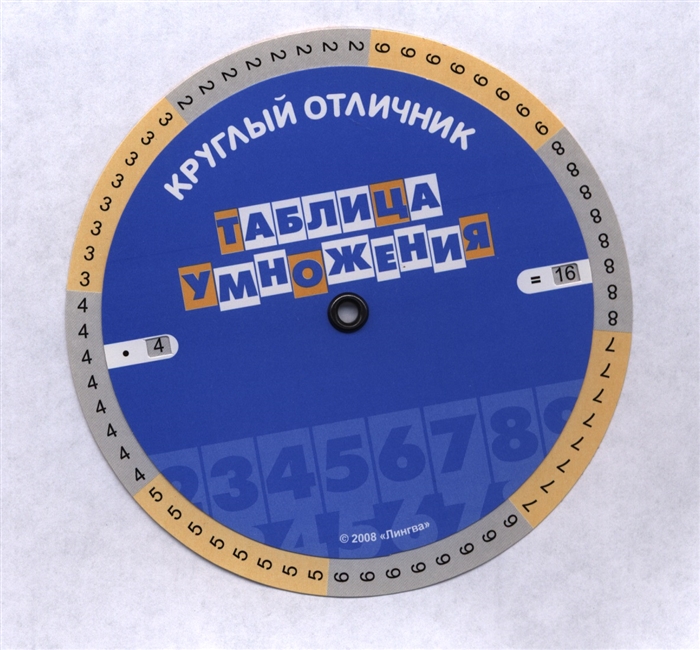 

Круглый отличник Таблица умножения Таблица деления