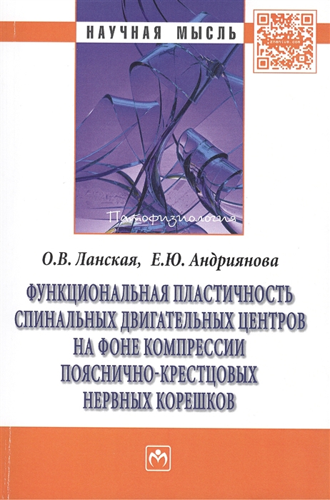 

Функциональная пластичность спинальных двигательных центров на фоне компрессии пояснично-крестцовых нервных корешков Монография