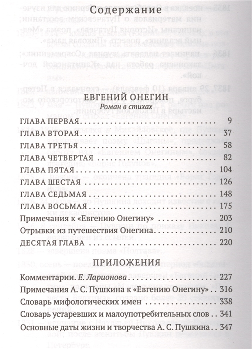 Краткий пересказ онегина по главам