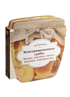 Консервированные грибы. Белые, маслята, опята, лисички, шампиньоны Консервированные грибы. Белые, маслята, опята, лисички, шампиньоны
