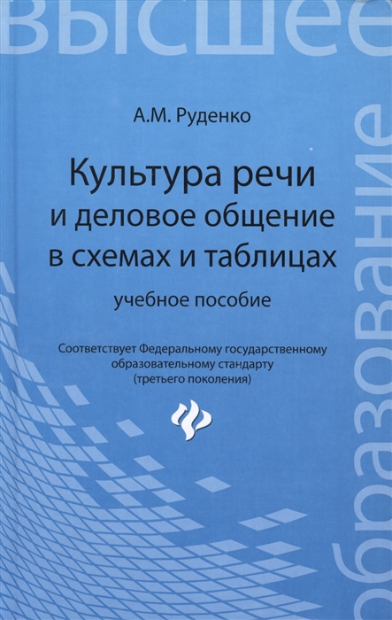 

Культура речи и деловое общение в схемах и таблицах Учебное пособие