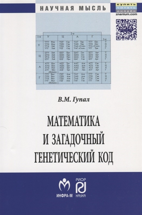 

Математика и загадочный генетический код Монография К 10-летию завершения программы Геном человека