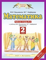 Математика. Рабочая тетрадь № 2. К учебнику М.И. Башмакова, М.Г. Нефедовой "Математика". 2 класс Математика. Рабочая тетрадь № 2. К учебнику М.И. Башмакова, М.Г. Нефедовой "Математика". 2 класс