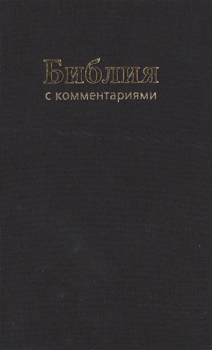 

Библия Книги Священного Писания Ветхого и Нового Завета Канонические В Синодальном переводе с комментариями и приложениями