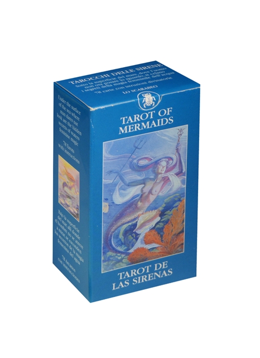 

Мини Таро Русалки Mini Tarot Mermaids на 5 языках английский итальянский испанский французский немецкий MD12 Аввалон