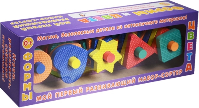 

Мой первый развивающий набор-сортер Формы и цвета