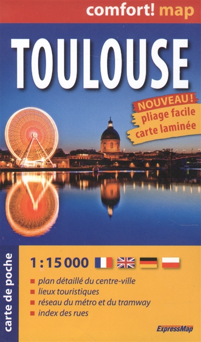

Toulouse Ламинированная карта-покет