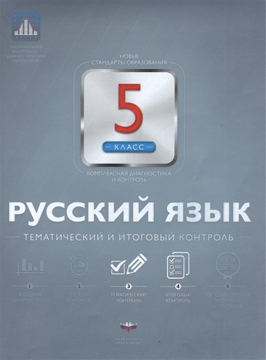 

Русский язык 5 класс Тематический и итоговый контроль Сборник проверочных работ