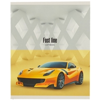 Тетрадь 48л кл. "Fast Line" мел. картон, мат.ламинация, выб. лак., ассорти Тетрадь 48л кл. "Fast Line" мел. картон, мат.ламинация, выб. лак., ассорти
