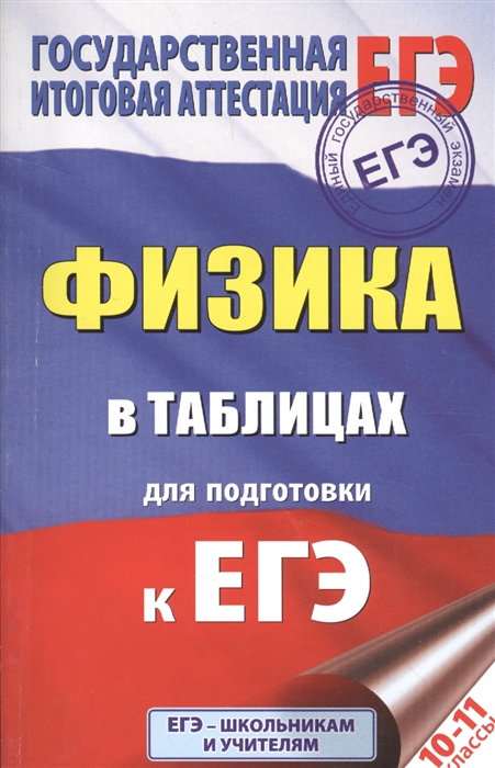 

Физика в таблицах для подготовки к ЕГЭ 10-11 класс