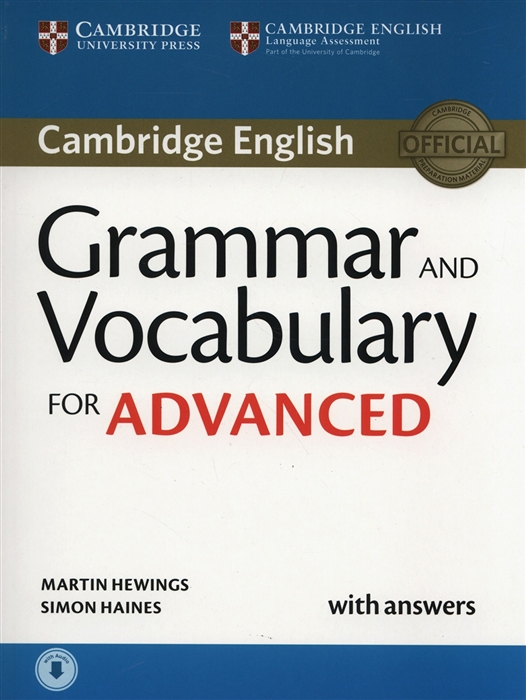 

Cambridge English Grammar and Vocabulary for Advanced with answers