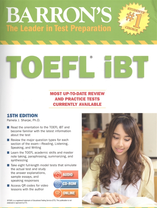 

Barron s Toefl iBT 2MP3 ч 1 2 audio cd-rom online