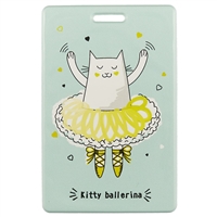 Чехол для карточек «Kitty ballerina», мятный Чехол для карточек «Kitty ballerina», мятный