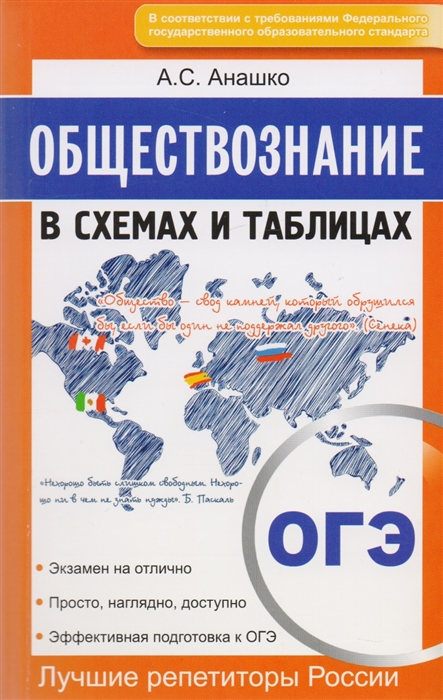 

ОГЭ Обществознание в схемах и таблицах