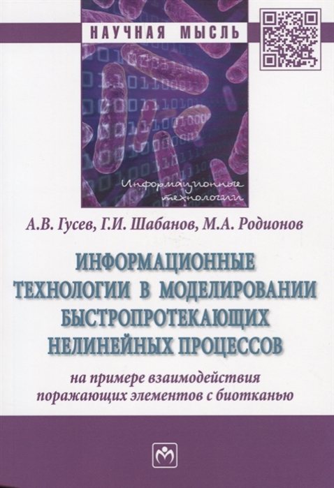 Гусев А., Шабанов Г., Родионов М. - Информационные технологии в моделировании быстропротекающих нелинейных процессов на примере взаимодействия поражающих элементов в биотканью