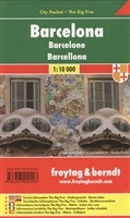 Barcelona. City pocket + The Big Five = Барселона. Карта-покет. 1:10 000 Barcelona. City pocket + The Big Five = Барселона. Карта-покет. 1:10 000