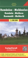 Romania. Moldova. Autokarte = Румыния. Молдова. Автокарта. 1:500 000 Romania. Moldova. Autokarte = Румыния. Молдова. Автокарта. 1:500 000