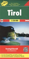 Tyrol. Road + Leisure map = Тироль. Дорожная карта + карта достопримечательностей. 1:150 000 Tyrol. Road + Leisure map = Тироль. Дорожная карта + карта достопримечательностей. 1:150 000