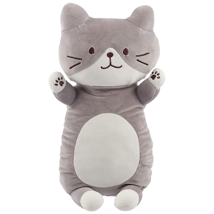 Мягкая игрушка «Кот серый на спине», 45-50 см. «Читай-город»
