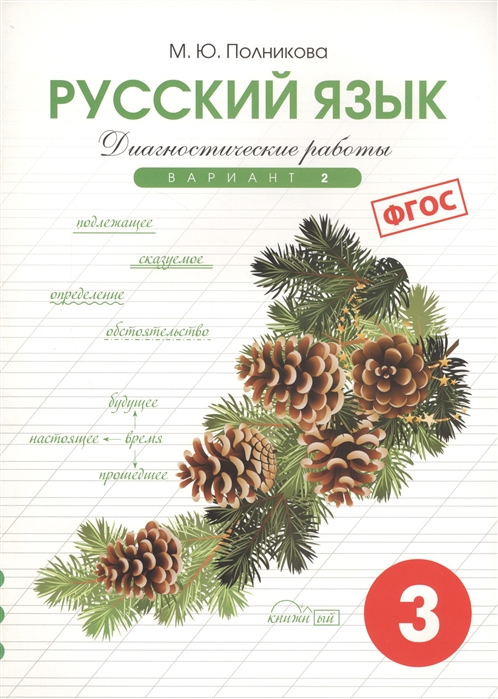 

Диагностические работы по русскому языку для 3 класса Вариант 2