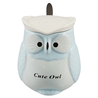 Кружка с крышкой и ложкой в форме совы Cute owl (керамика) (400 мл) Кружка с крышкой и ложкой в форме совы Cute owl (керамика) (400 мл)