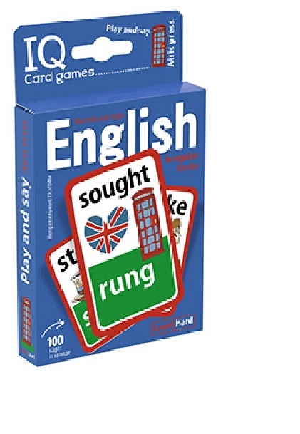 IQ Card games English Irregular verbs Hard Level 100 карт