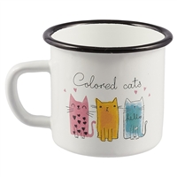 Эмалированная кружка «Colored cats», 350 мл Эмалированная кружка «Colored cats», 350 мл