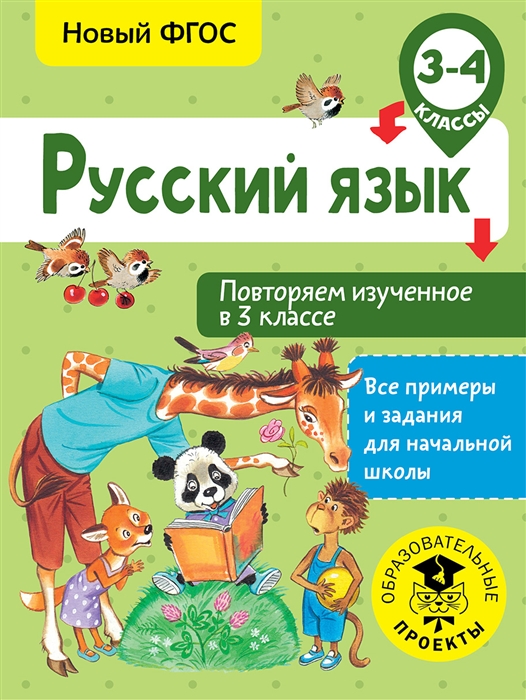 

Русский язык Повторяем изученное в 3 классе 3-4 класс