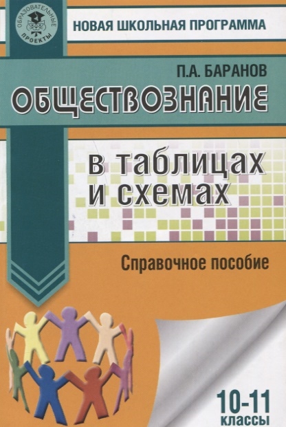 

Обществознание в таблицах и схемах. Справочное пособие. 10-11 классы