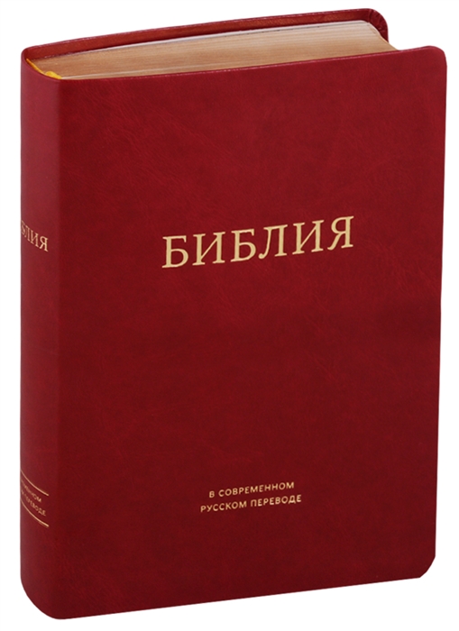 Библия в современном русском переводе бордовая