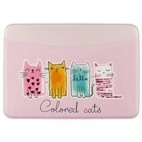 Чехол для карточек «Colored cats», 2 кармашка Чехол для карточек «Colored cats», 2 кармашка