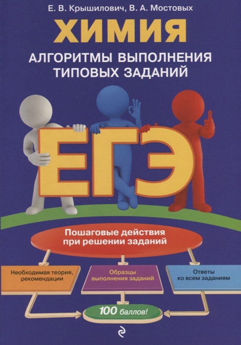 

ЕГЭ Химия Алгоритмы выполнения типовых заданий
