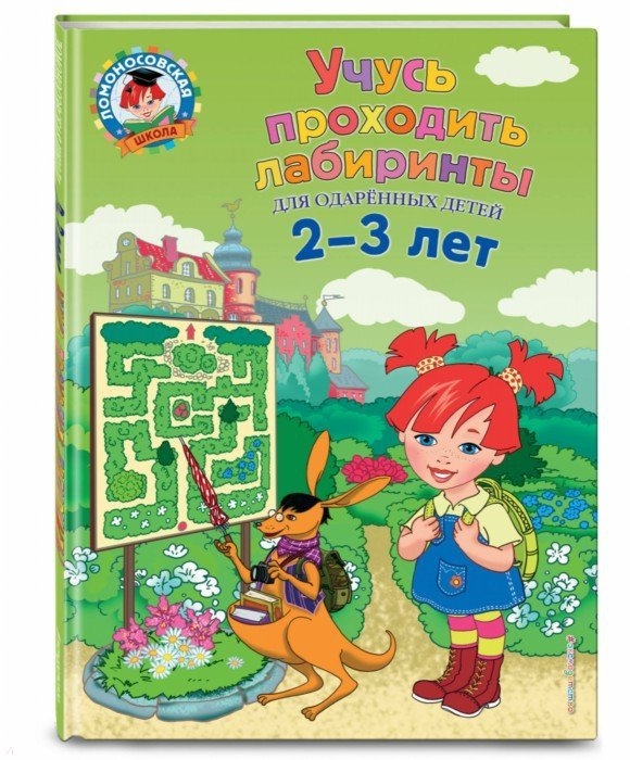 

Учусь проходить лабиринты: для детей 2-3 лет