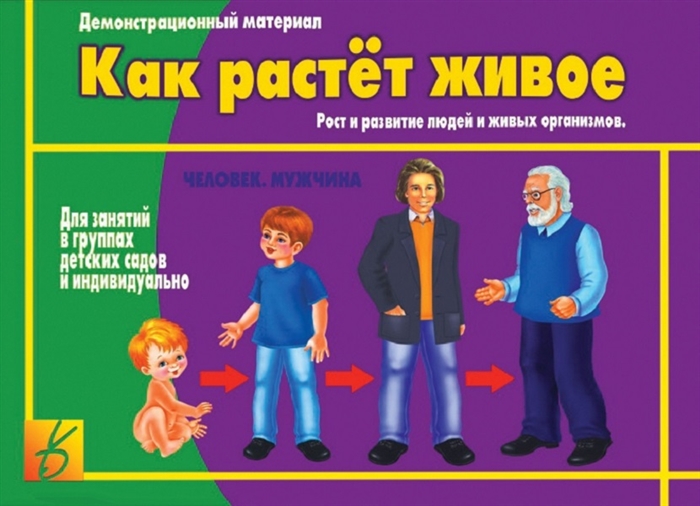 Как растет живое Рост и развитие людей и живых организмов Демонстрационный материал для занятий в группах детских садов и индивидуально