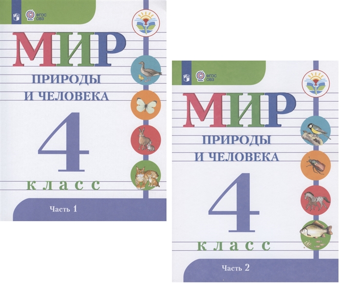 Матвеева Н., Ярочкина И., Попова М., Куртова Т. - Мир природы и человека 4 класс Учебник для обзеобразовательных организаций реализующих адаптированные основные общеобразовательные программы В 2 частях комплект из 2 книг