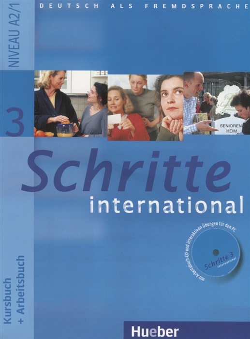 Schritte 3 international Kursbuch Arbeitsbuch Niveau A2 1 CD