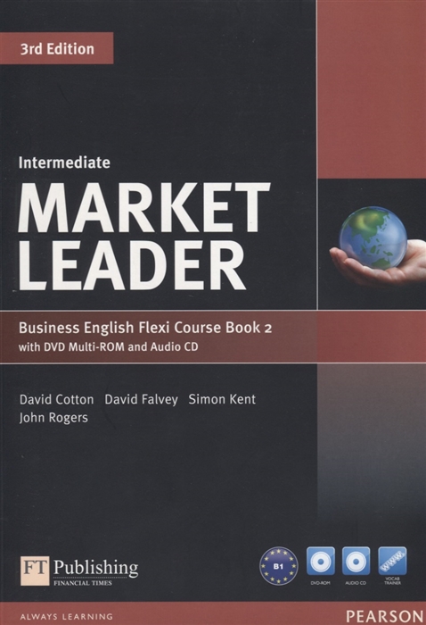 Market Leader Intermediate Business English Flexi Course Book 2 3rd Edition B1 CD DVD